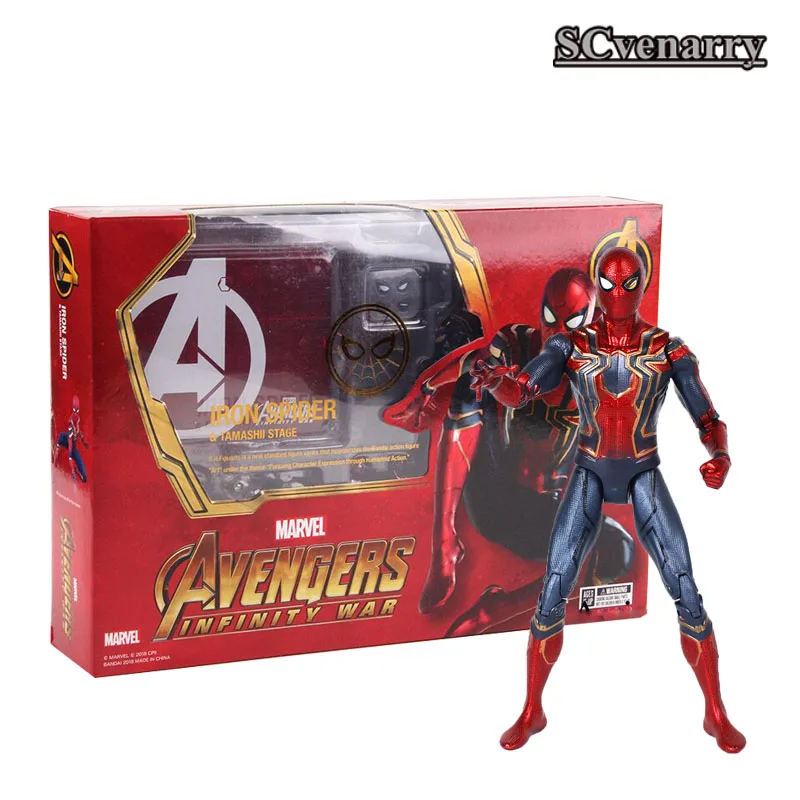 Marvel Avengers Infinity War Spiderman Iron Spider & SHF Figuarts